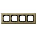 GIRA 0214661 Abdeckrahmen 4f ClassiX Art Bronze