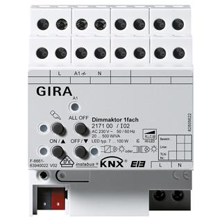 GIRA 217100 Dimmaktor 1f 500 W/VA KNX REG