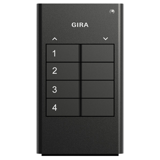 GIRA 535410 Funk Handsender 4f Gira eNet Anthrazit