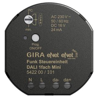 GIRA 542200 Funk Steuereinheit DALI 1f Mini Gira eNet