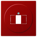 GIRA 027643 Abdeckung TAE Stereo + USB S-Color Rot