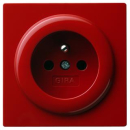 GIRA 048443 Steckdose Erdstift S-Color Rot