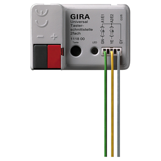 GIRA 111800 Uni-Tasterschnittst. 2f KNX