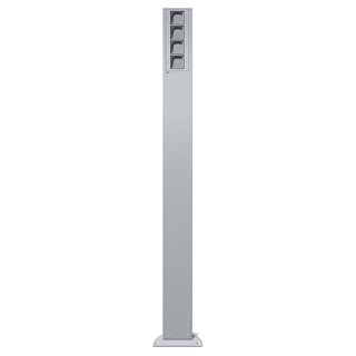 GIRA 135626 E-Säule 4x Leereinheit 1600 mm Gira Energiesäule Farbe Alu