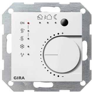 GIRA 210027 KNX Stetigregler Tasterschnittst. 4f System 55 Reinweiß matt