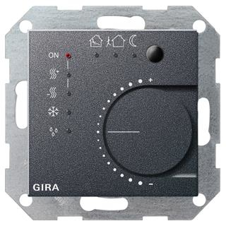 GIRA 210028 KNX Stetigregler Tasterschnittst. 4f System 55 Anthrazit