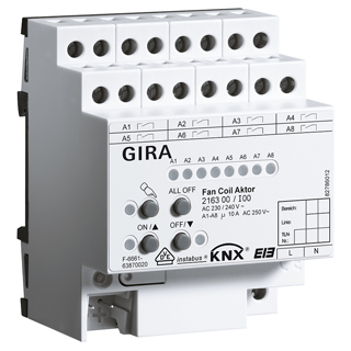 GIRA 216300 Fan Coil Aktor KNX REG