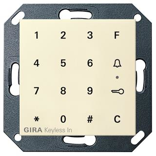 GIRA 260501 Gira Keyless In Codetastatur System 55 Cremeweiß